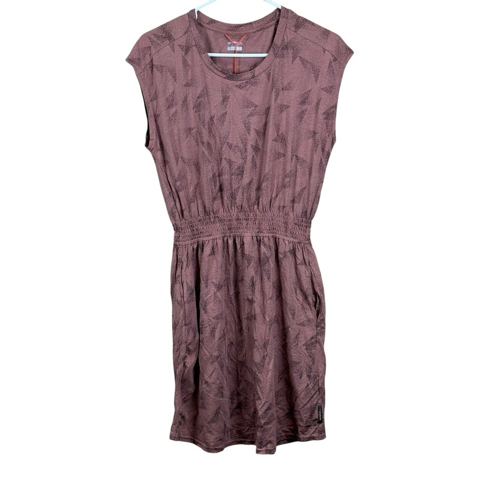 Merrell Dress Womens Burlwood‎ Prism S/S Knit Dress Athleisure Resortwear NWT S
